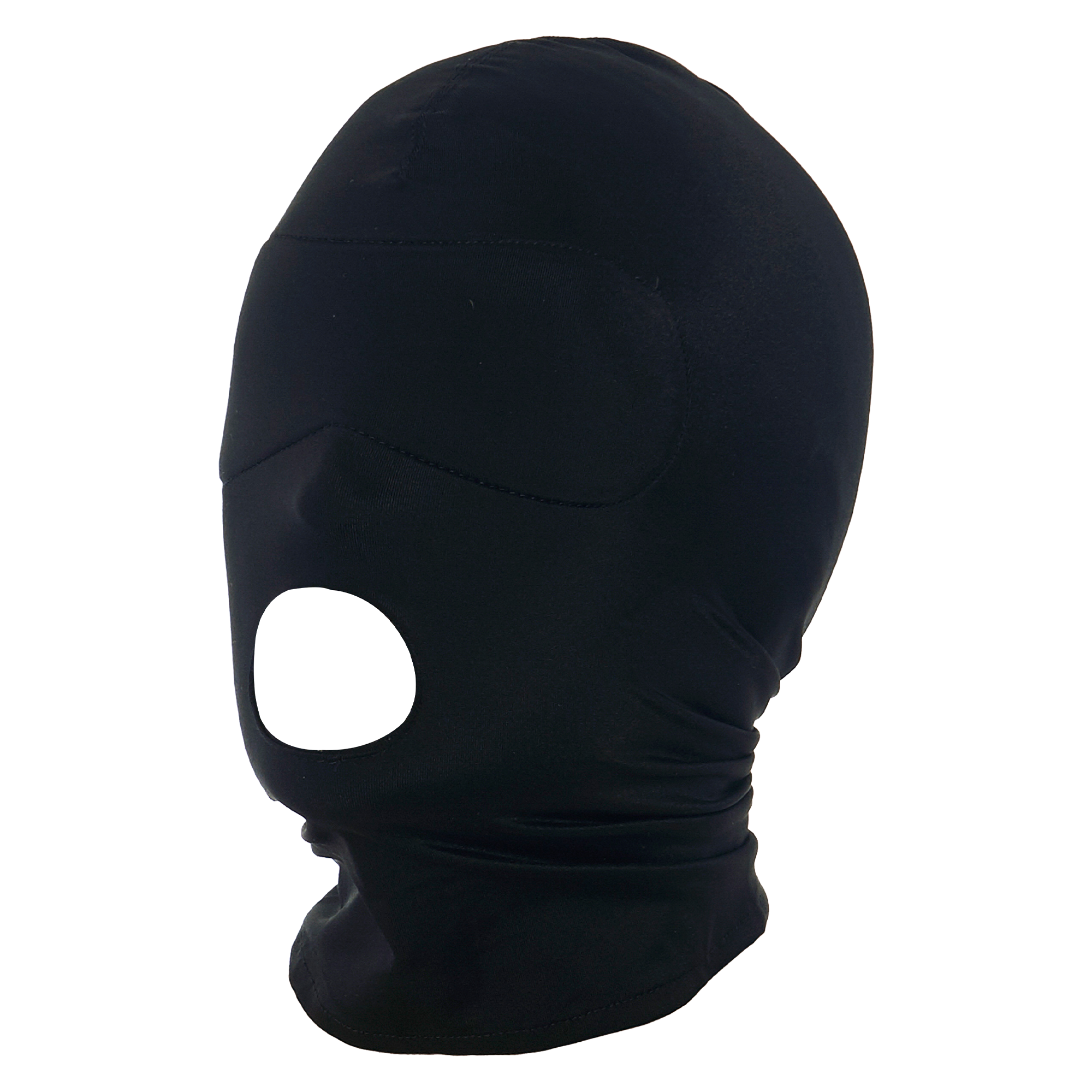 3: Rimba - Kopfmaske aus Stretchstoff mit Mund offen