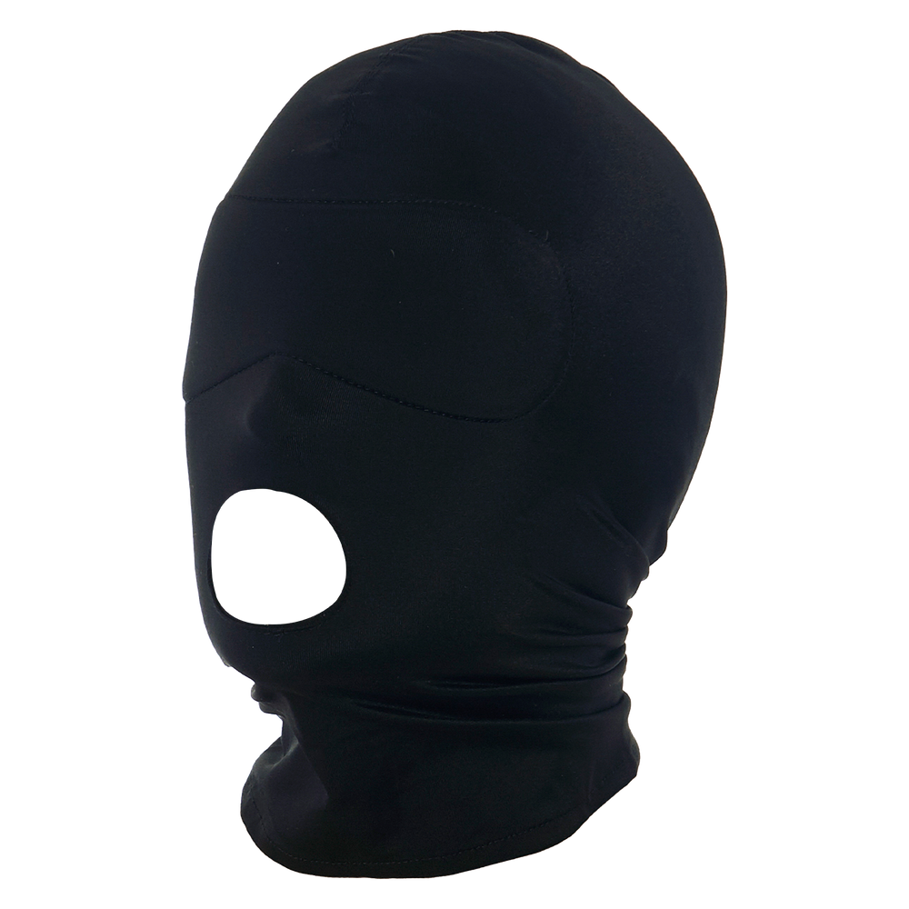 3: Rimba - Kopfmaske aus Stretchstoff mit Mund offen