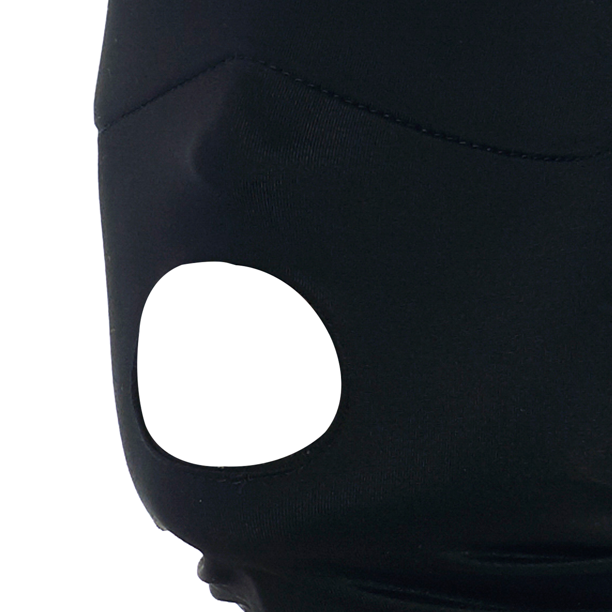 4: Rimba - Kopfmaske aus Stretchstoff mit Mund offen