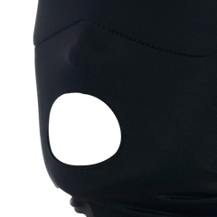 4: Rimba - Kopfmaske aus Stretchstoff mit Mund offen