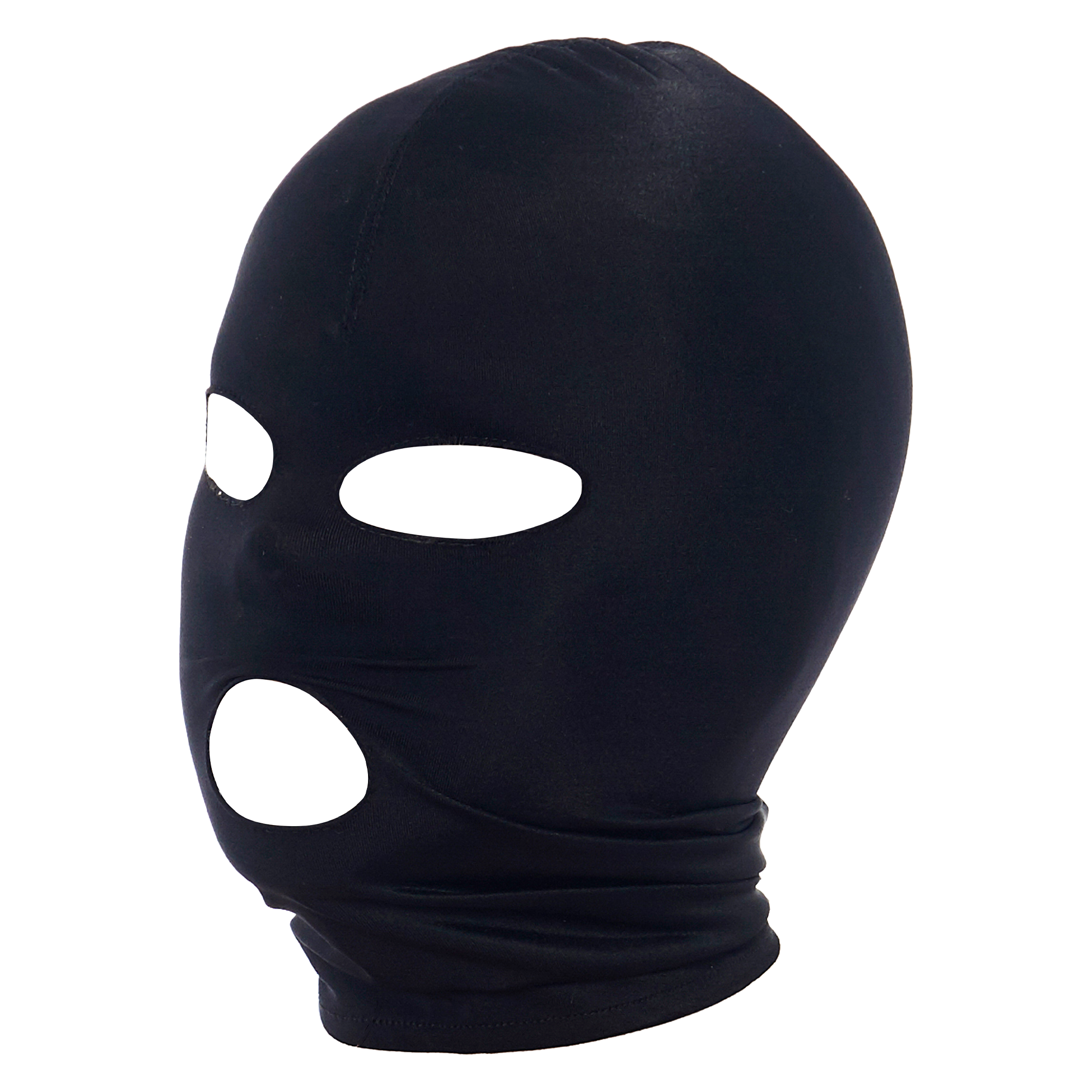 2: Rimba - Kopfmaske aus Stretchstoff mit Augen und Mund offen