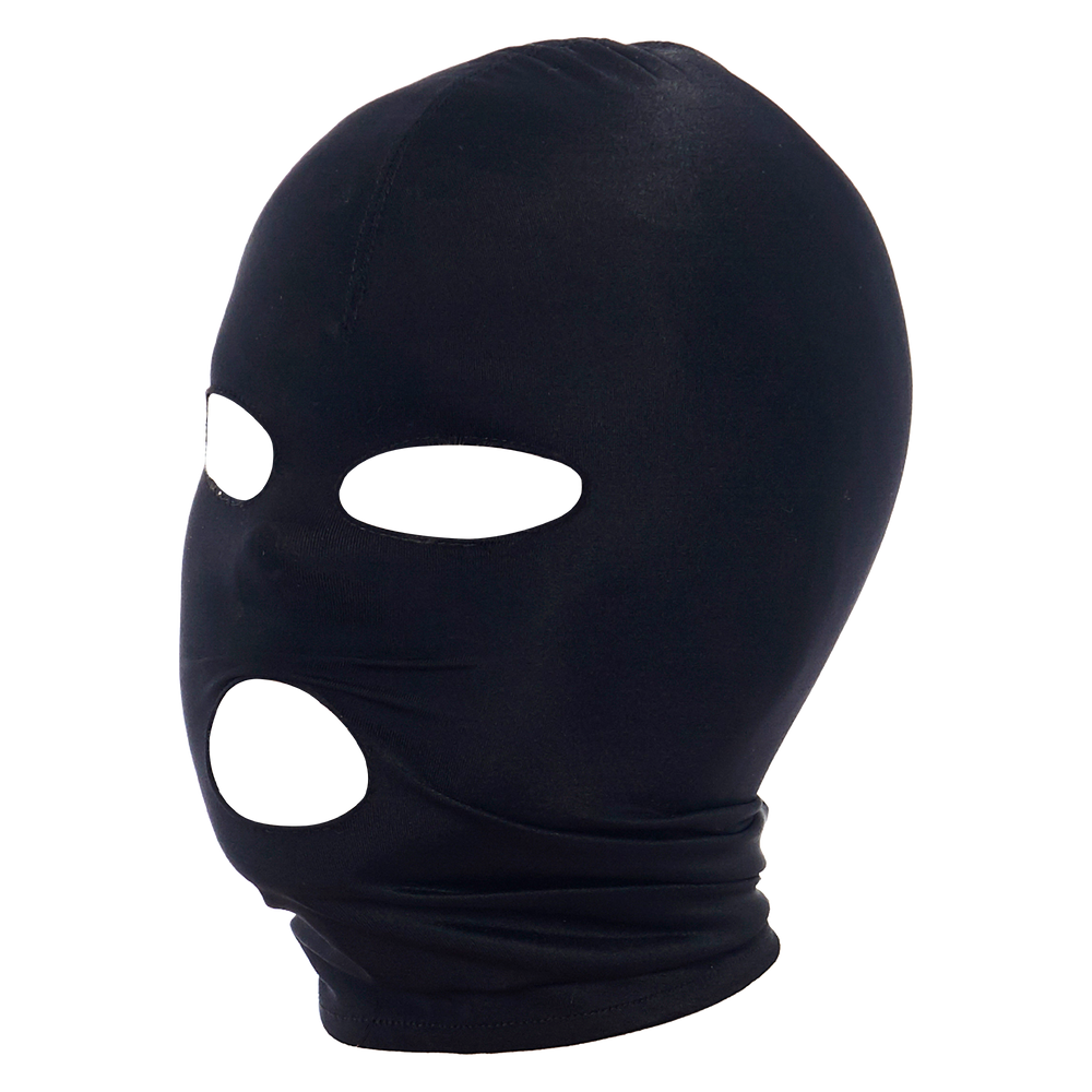 Rimba - Kopfmaske aus Stretchstoff mit Augen und Mund offen