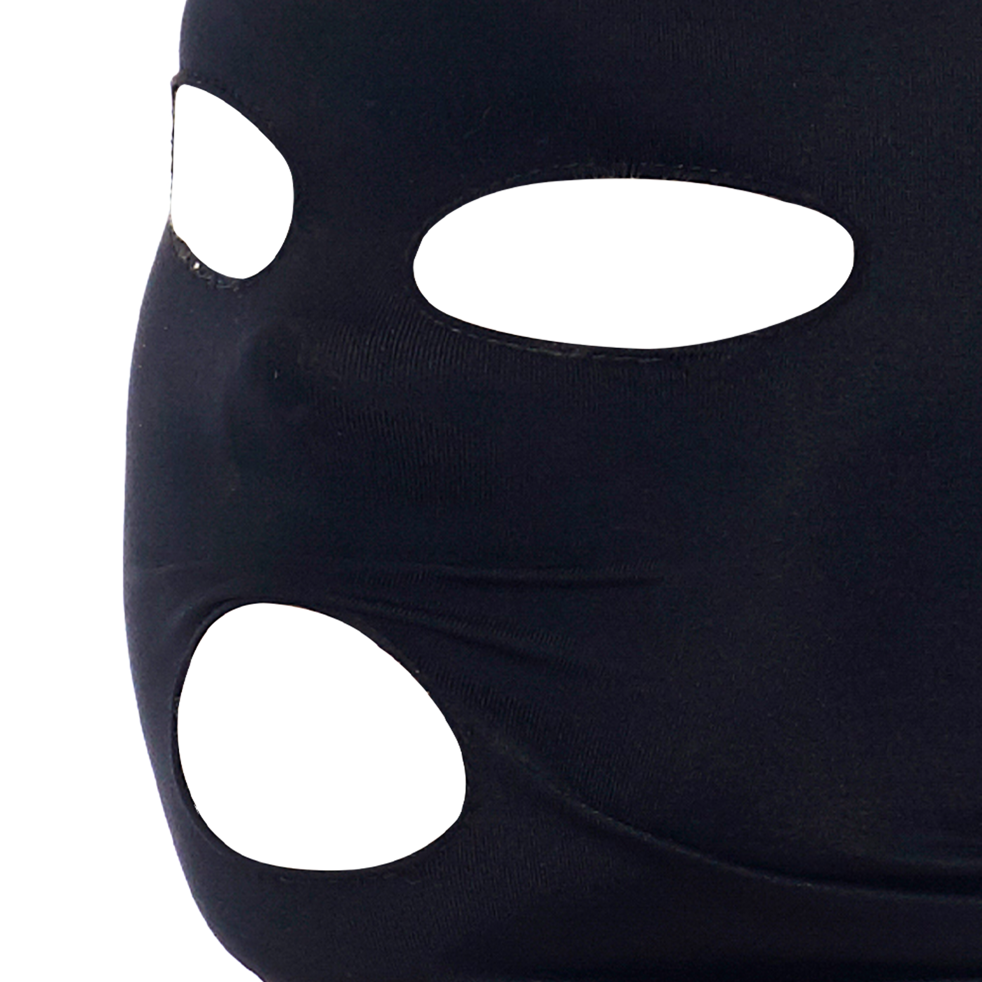 Rimba - Kopfmaske aus Stretchstoff mit Augen und Mund offen