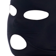 Rimba - Kopfmaske aus Stretchstoff mit Augen und Mund offen