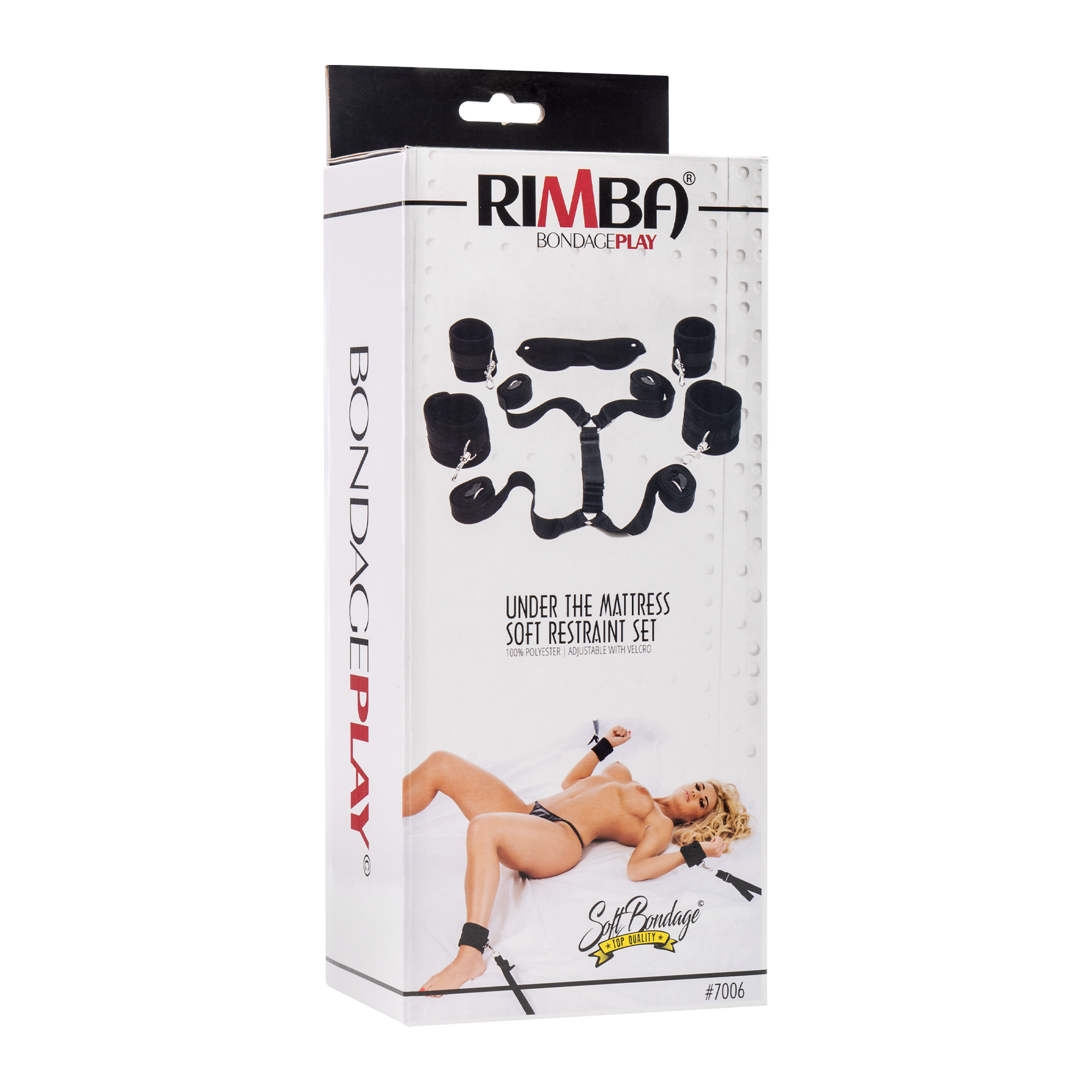 4: Rimba - Soft Bondage Unter dem Bett oder matrass Fessel set