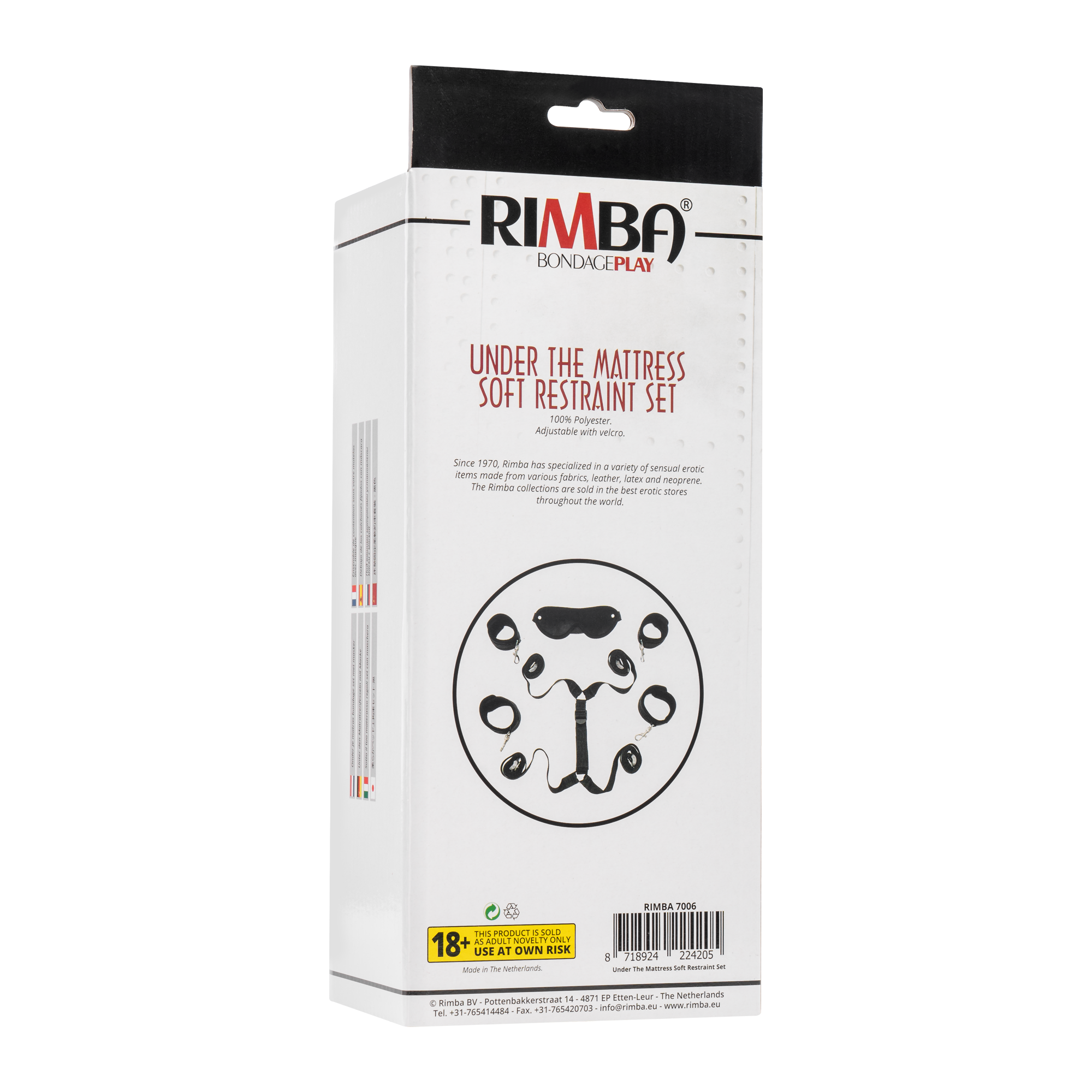 5: Rimba - Soft Bondage Unter dem Bett oder matrass Fessel set