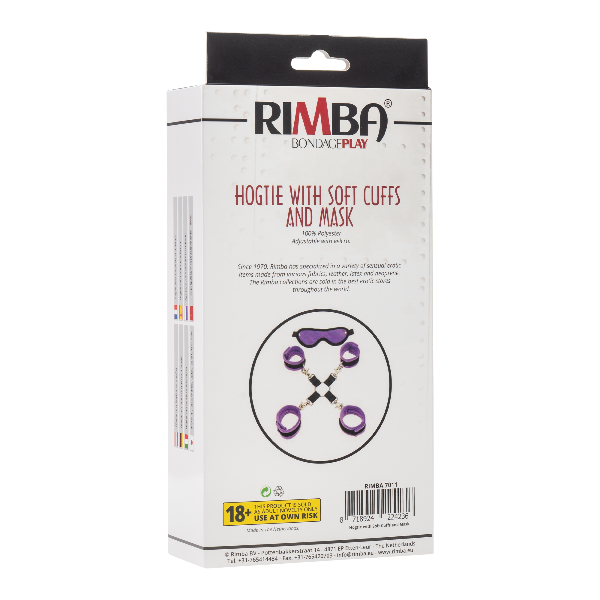 9: Rimba - Soft bondage Set mit Velkroband (6-teilig)