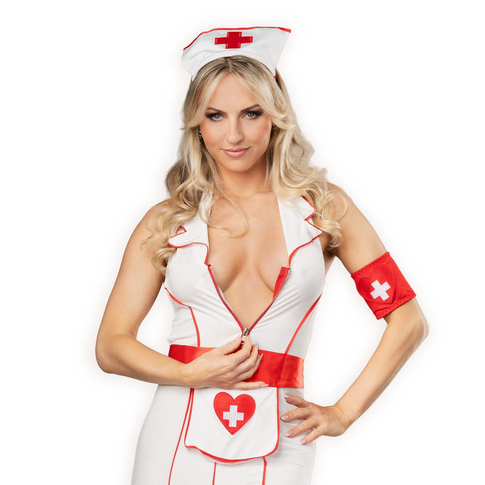 5: Amorable by Rimba – Krankenschwesteruniform – Weiß, Rot