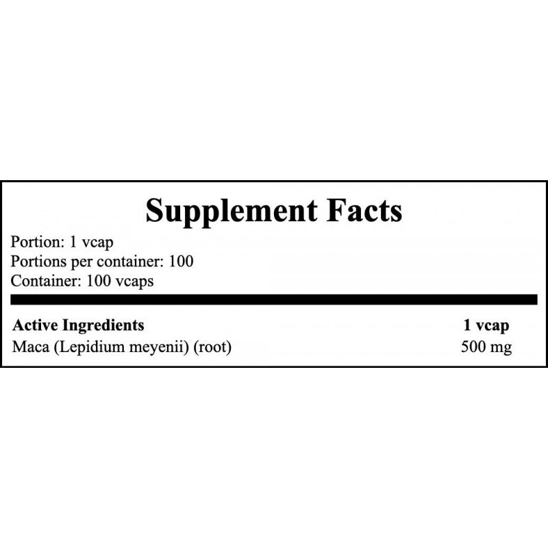 Maca 500mg - 100vcaps