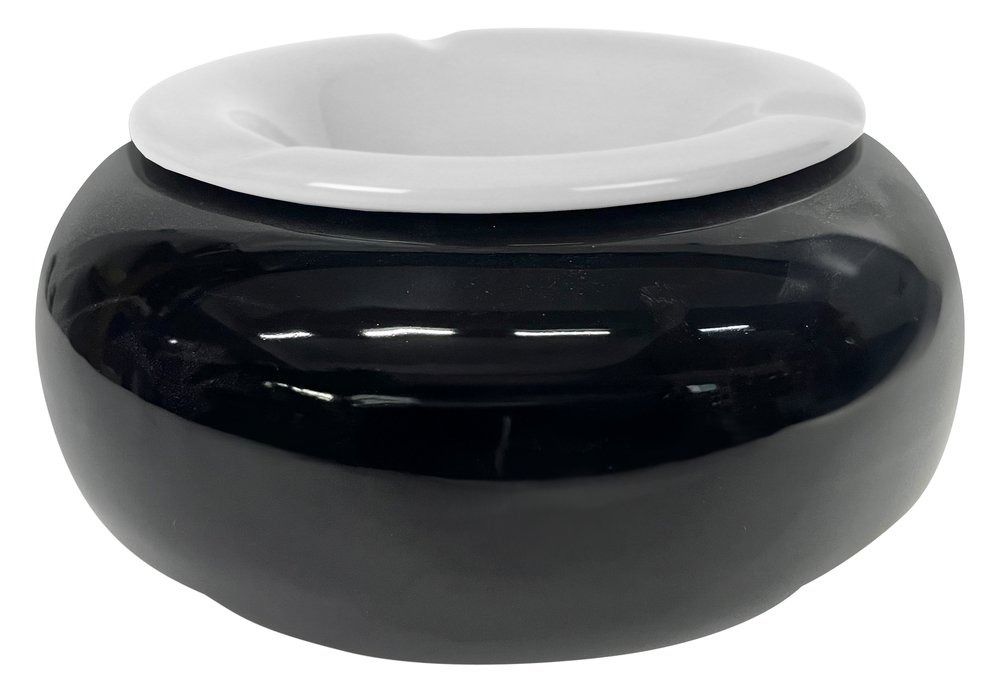 Windaschenbecher Jumbo 22cm - schwarz-weiss