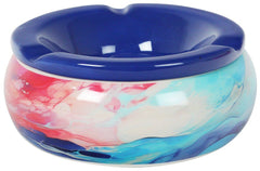 6 x Windaschenbecher Marble, Assortiert