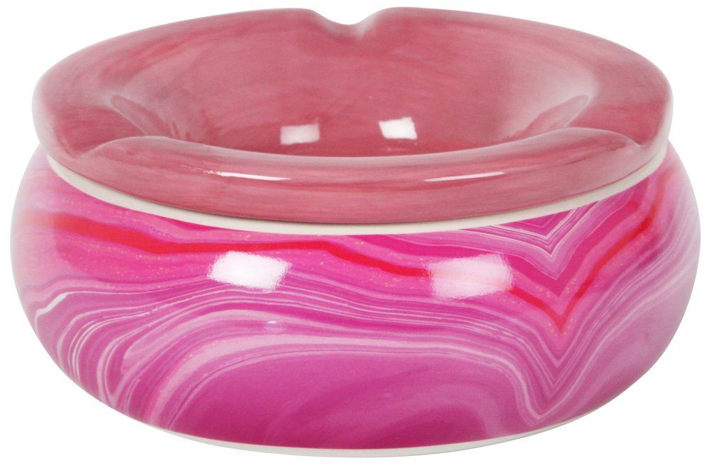 6 x Windaschenbecher Marble, Assortiert