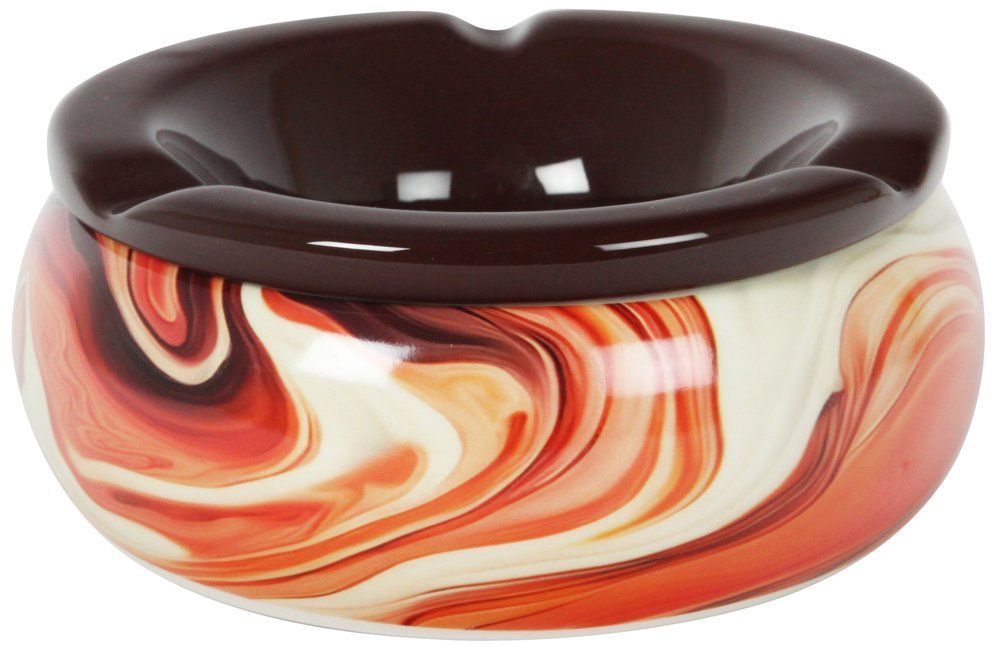 6 x Windaschenbecher Marble, Assortiert