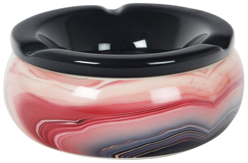 6 x Windaschenbecher Marble, Assortiert