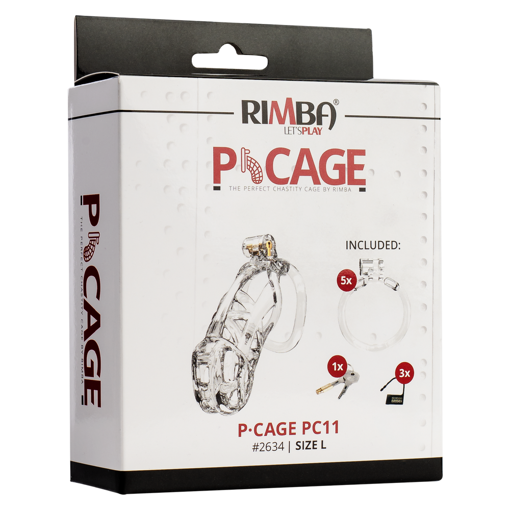 Rimba P-Cage - P- Cage PC11 - Peniskäfig Größe L - Transparent