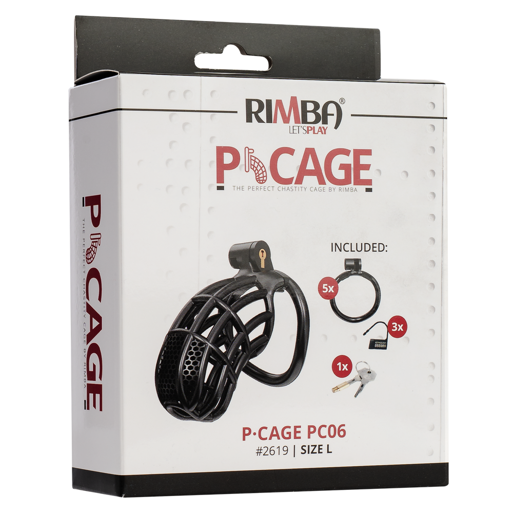 3: Rimba P-Cage - P-Cage PC06 - Peniskäfig Größe L - Schwarz