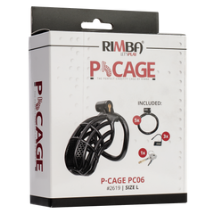 3: Rimba P-Cage - P-Cage PC06 - Peniskäfig Größe L - Schwarz
