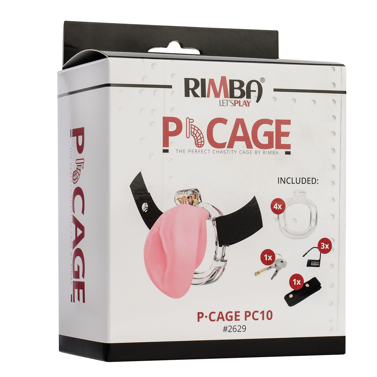 3: Rimba P-Cage - P-Cage PC10 - Peniskäfig Pussy - Transparent, Rosa