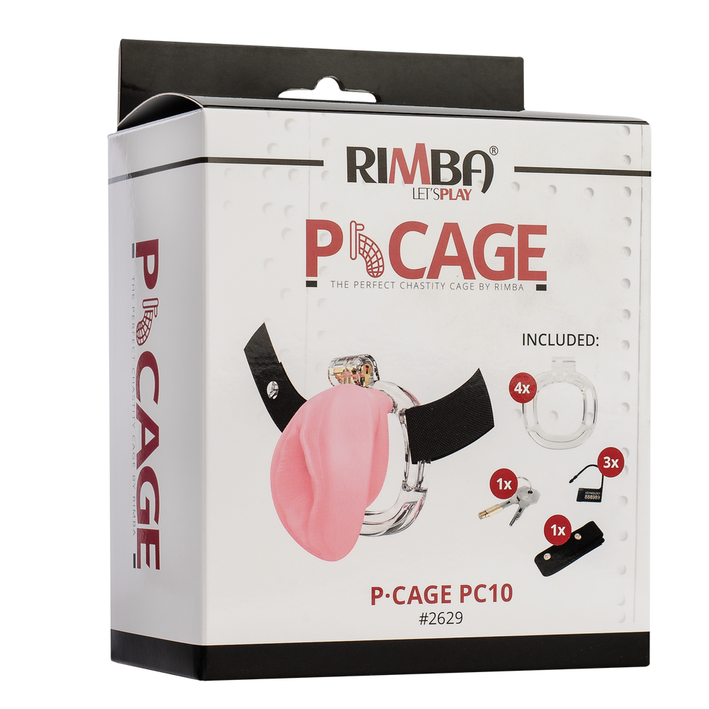 3: Rimba P-Cage - P-Cage PC10 - Peniskäfig Pussy - Transparent, Rosa
