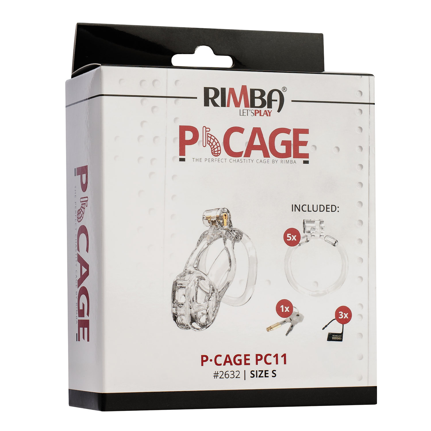 3: Rimba P-Cage - P- Cage PC11 - Peniskäfig Größe S - Transparent