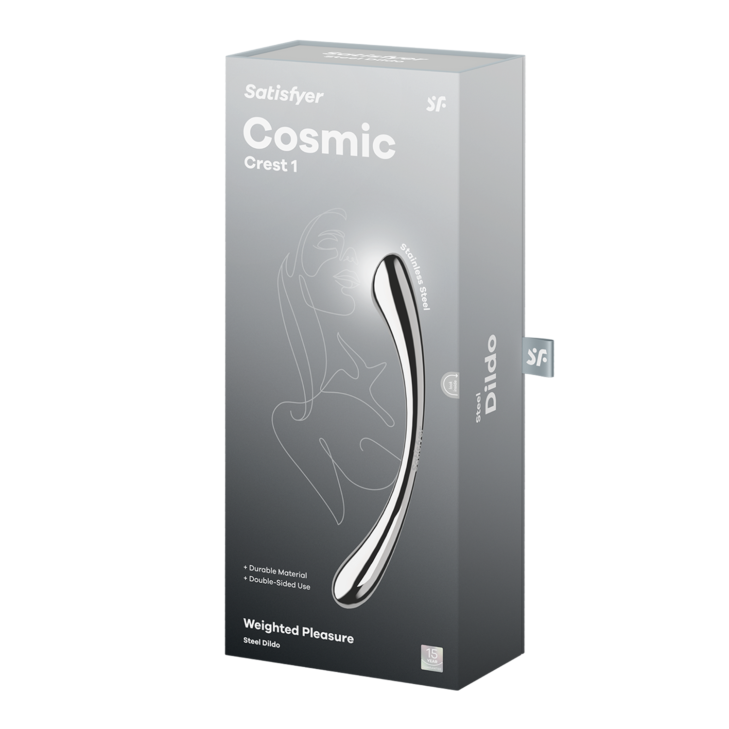 6: Satisfyer - Cosmic Crest 1 - Edelstahldildo