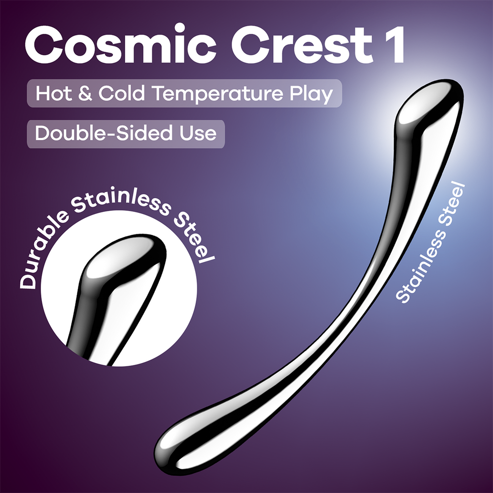 7: Satisfyer - Cosmic Crest 1 - Edelstahldildo