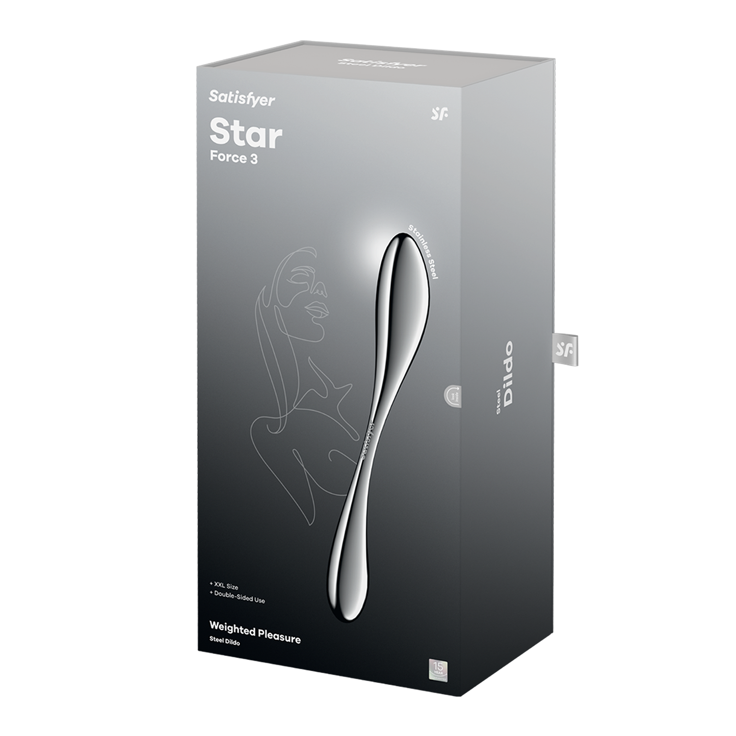 Satisfyer - Star Force 3 – Edelstahldildo