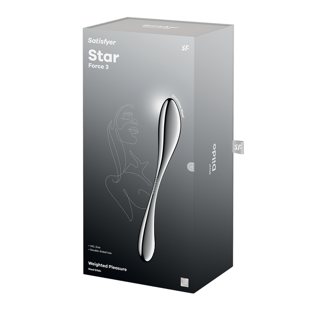 Satisfyer - Star Force 3 – Edelstahldildo
