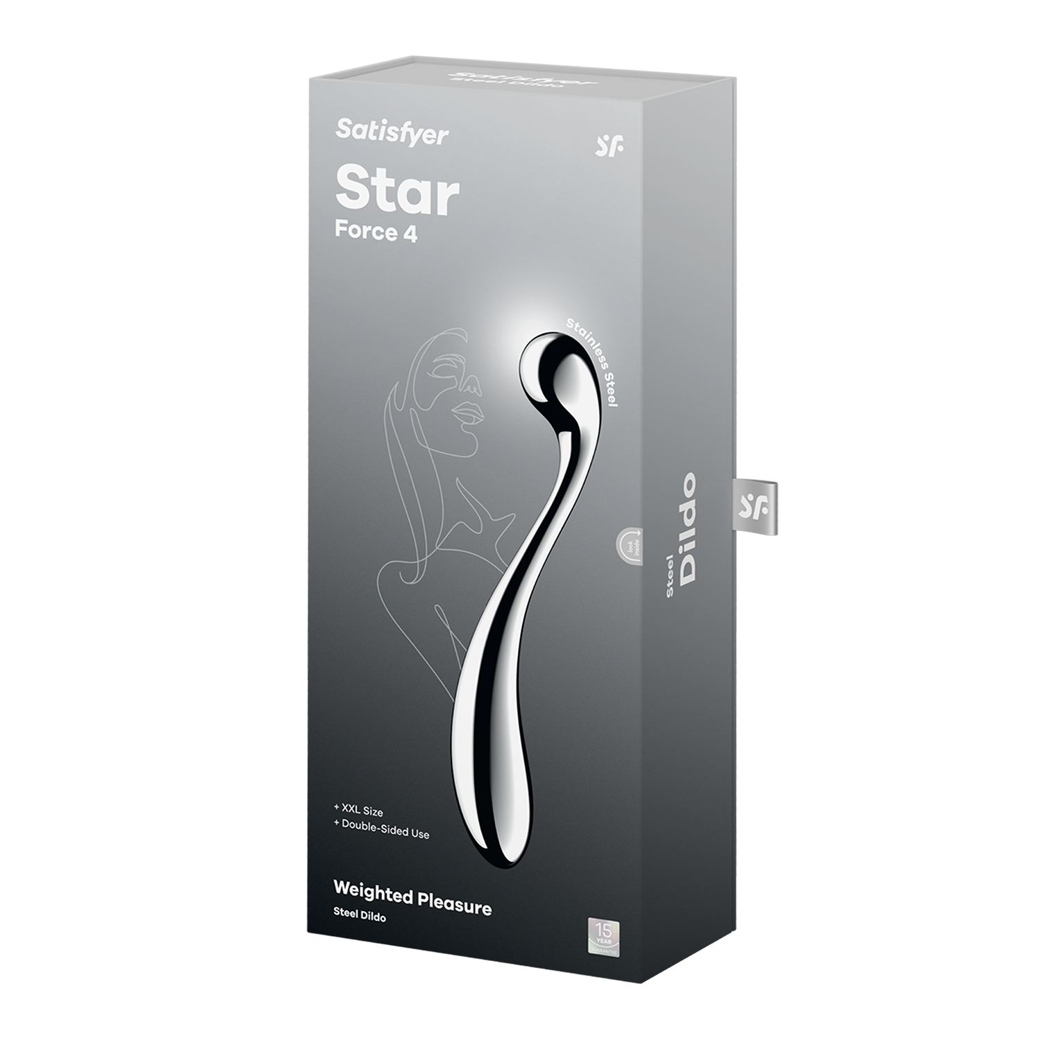 6: Satisfyer - Star Force 4 – Edelstahldildo