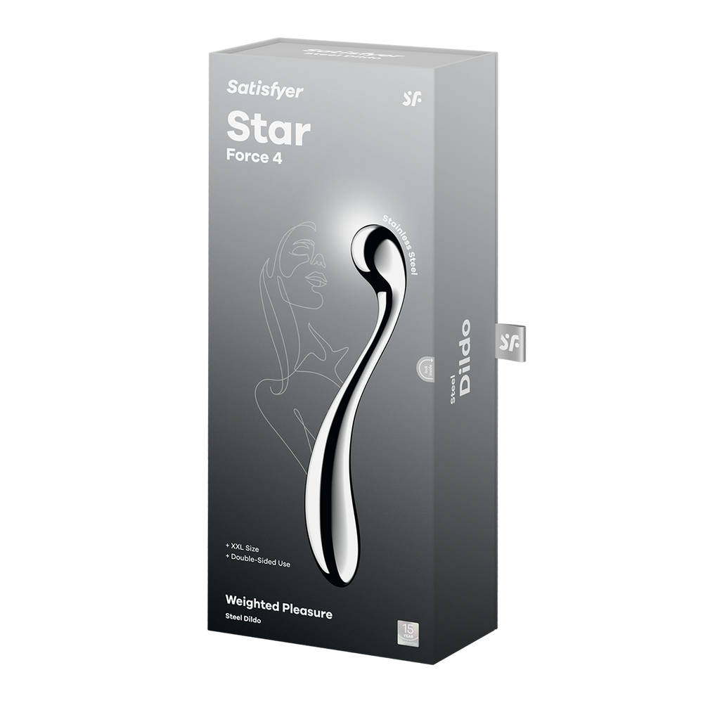 6: Satisfyer - Star Force 4 – Edelstahldildo
