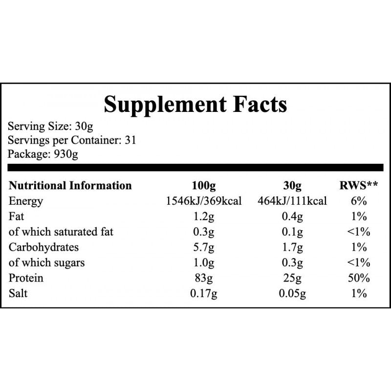 Gold Standard 100% Isolate - 930g - Strawberry