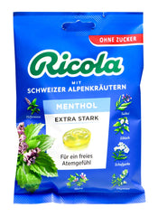Ricola Menthol Extra Stark ZF, 75 g