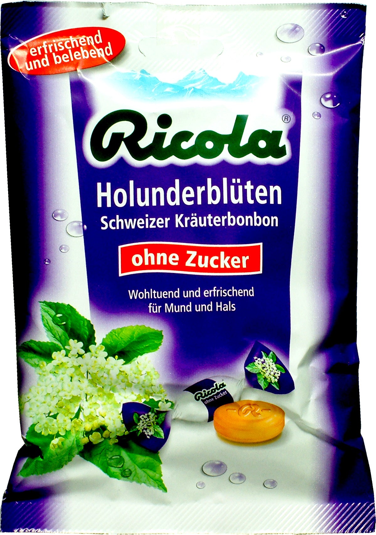 Ricola Holunderblüten Zuckerfrei, 75 g