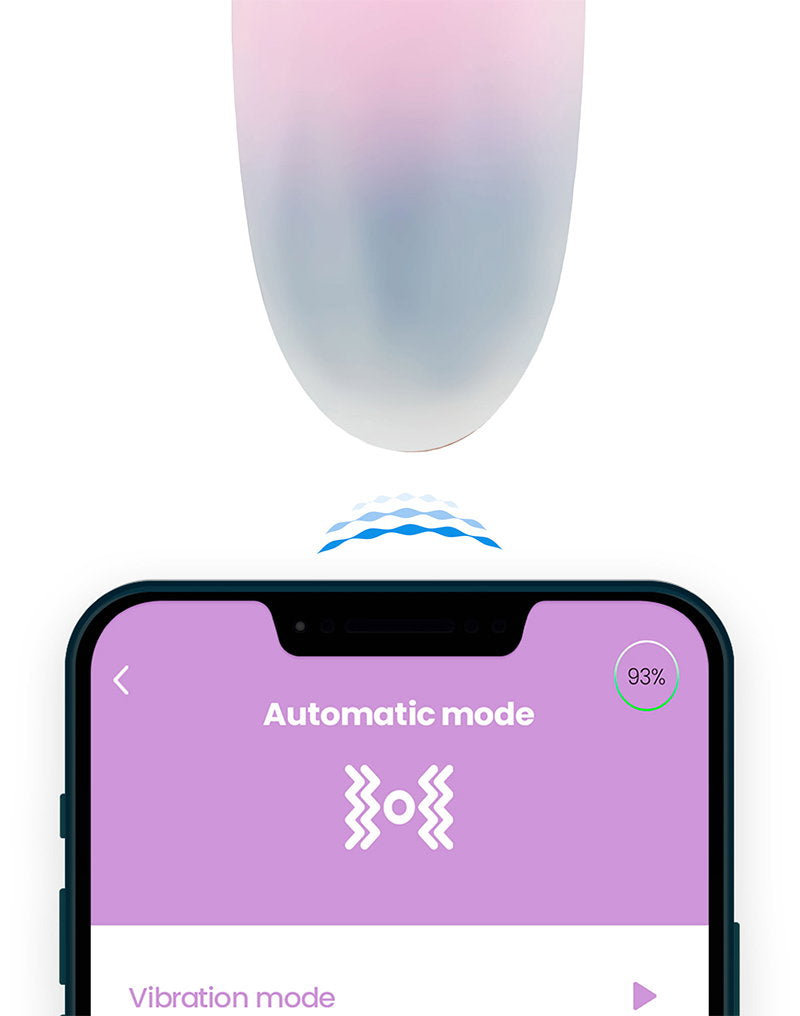 8: IY - Vibrierendes Ei mit App. -  Rosa/Blau