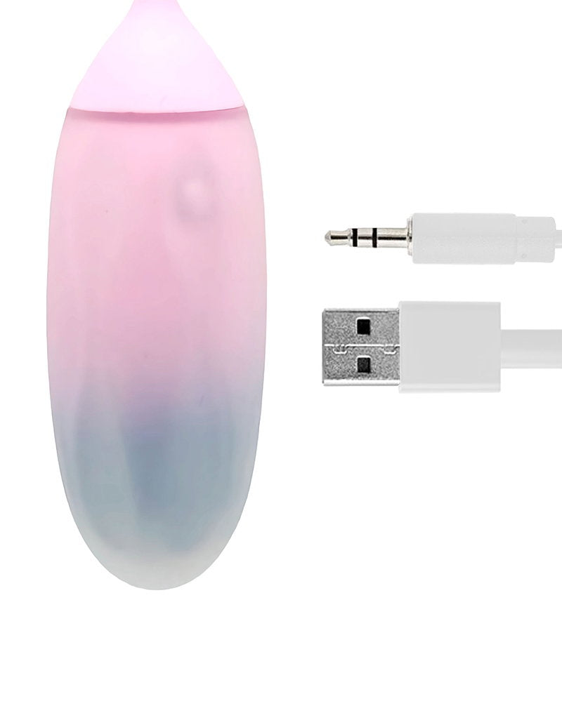 10: IY - Vibrierendes Ei mit App. -  Rosa/Blau