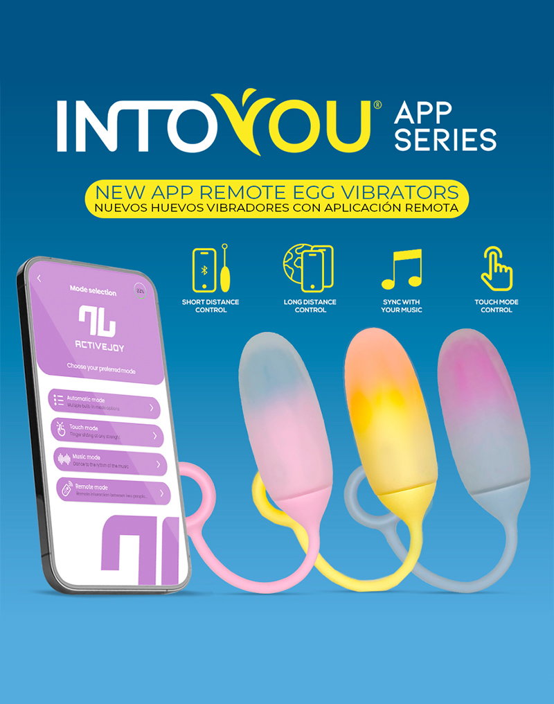 IY - Vibrierendes Ei mit App. - Blau/Violett