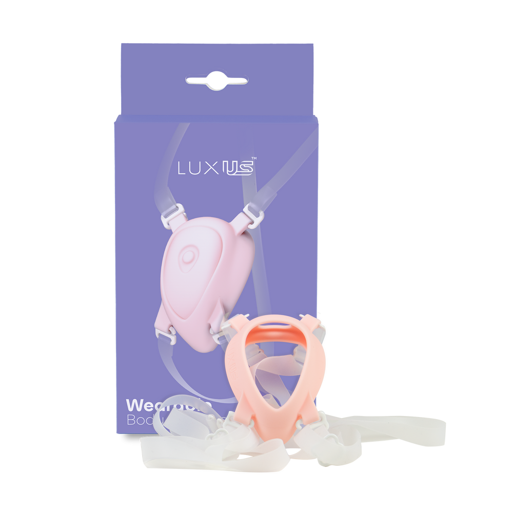 LUXUS – Luxus Tragbares Harness – Transparent/Pink