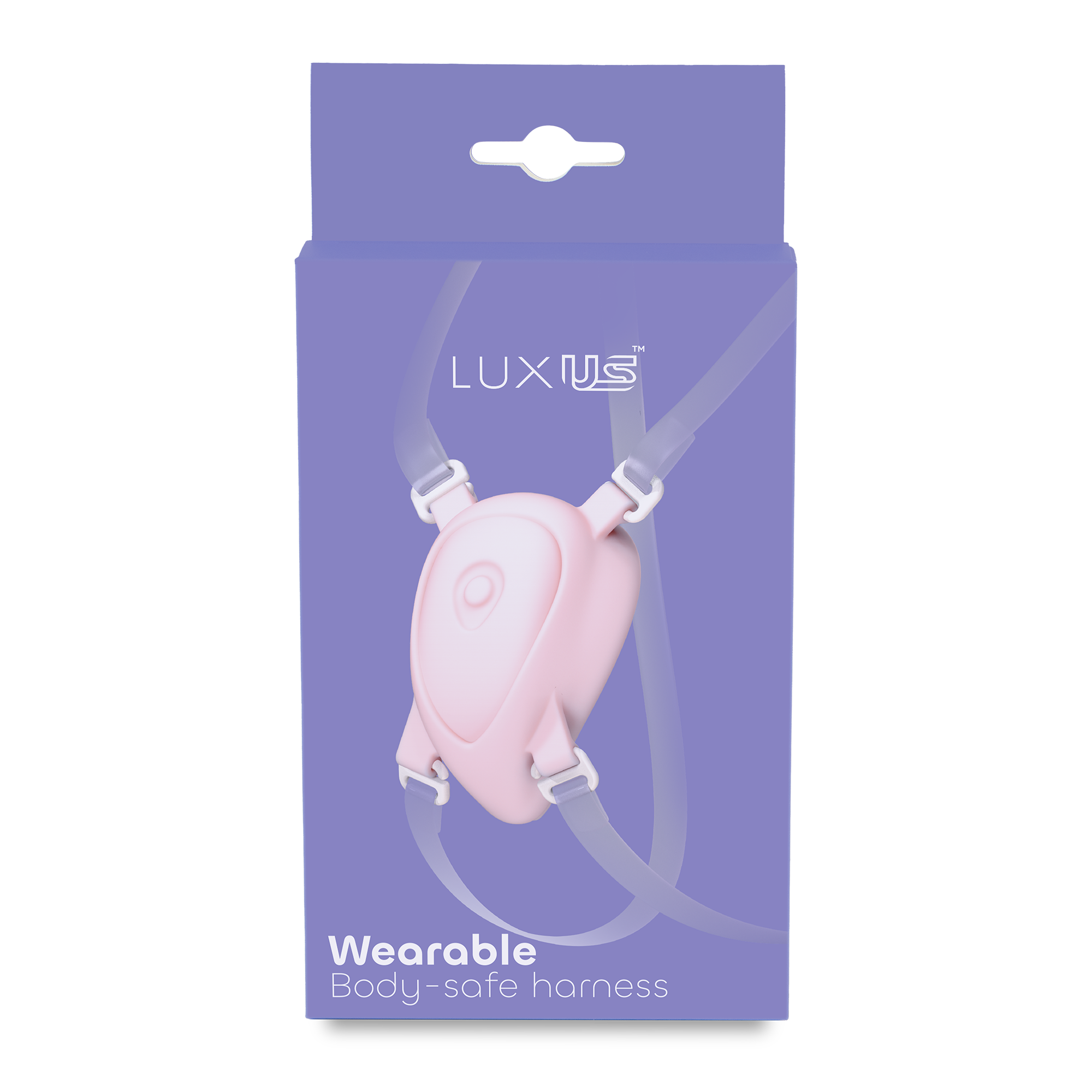 LUXUS – Luxus Tragbares Harness – Transparent/Pink