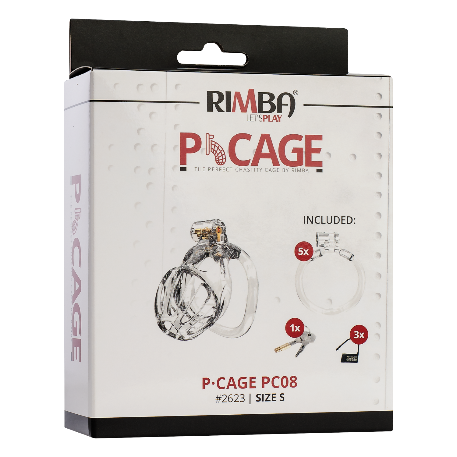 Rimba P-Cage - P-Cage PC08 - Peniskäfig Größe S - Transparent