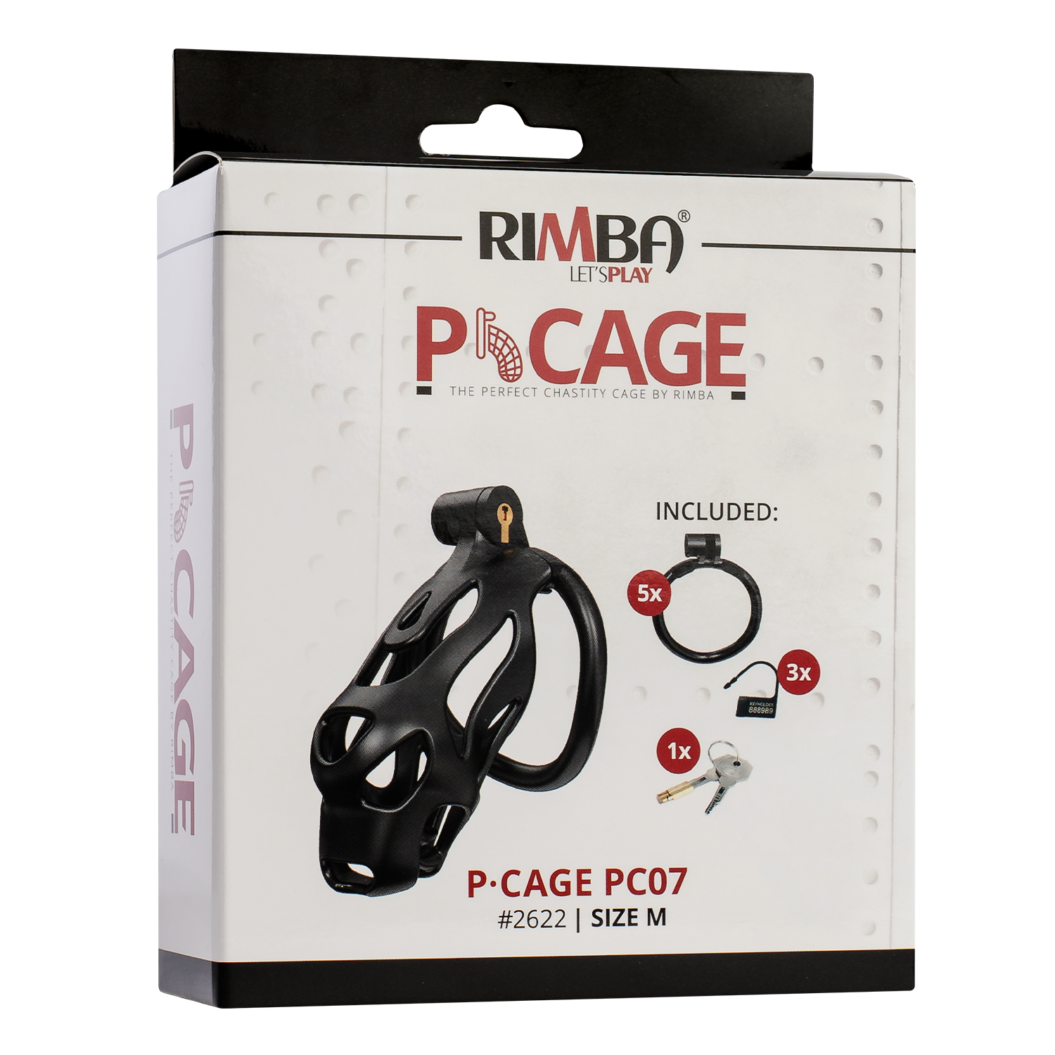 3: Rimba P-Cage - P-Cage PC07 - Peniskäfig Größe M - Schwarz