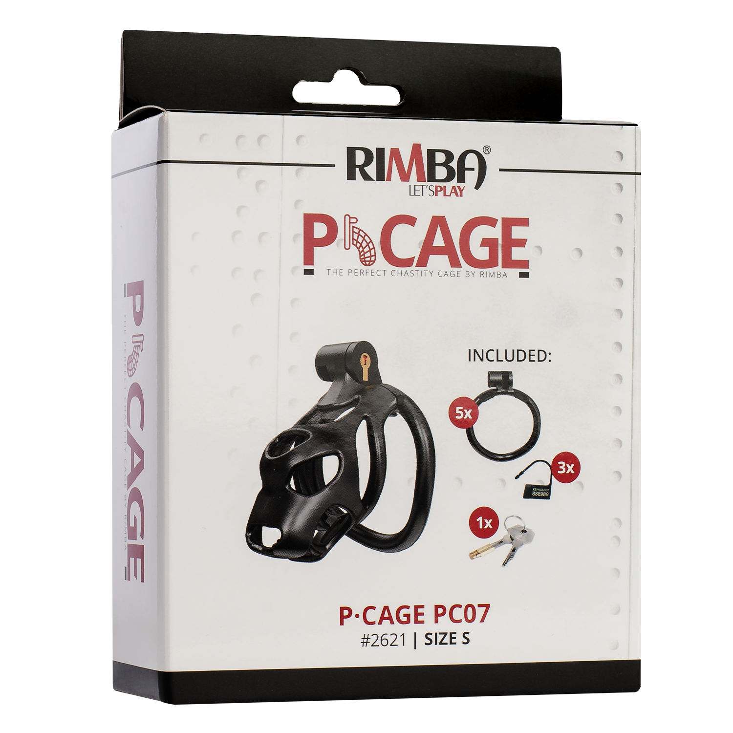 3: Rimba P-Cage - P-Cage PC07 - Peniskäfig Größe S - Schwarz