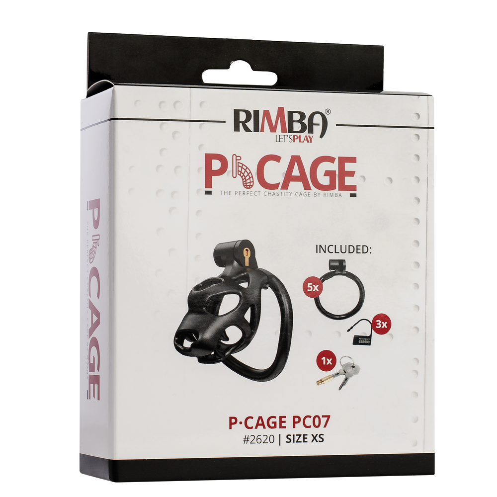 3: Rimba P-Cage - P-Cage PC07 - Peniskäfig Größe XS - Schwarz