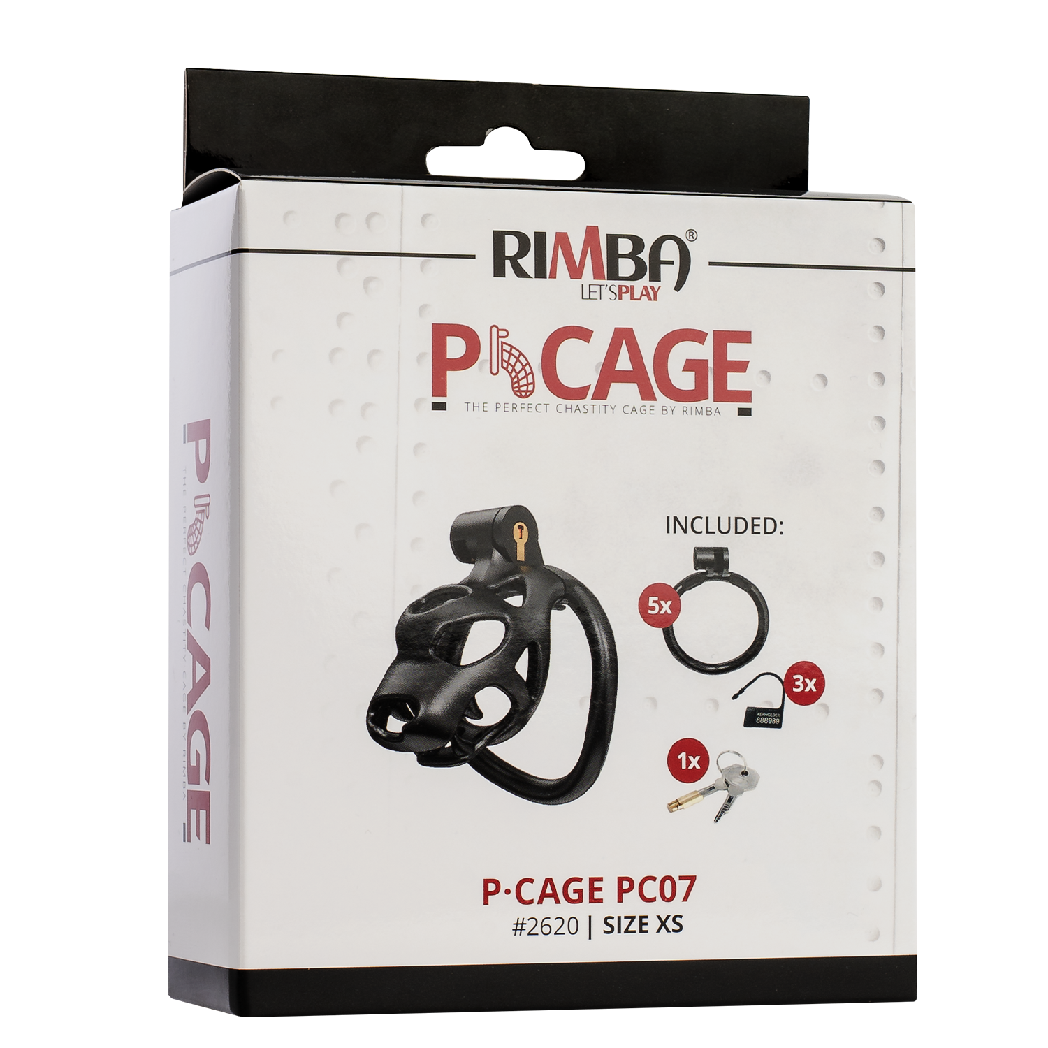 Rimba P-Cage - P-Cage PC07 - Peniskäfig Größe XS - Schwarz