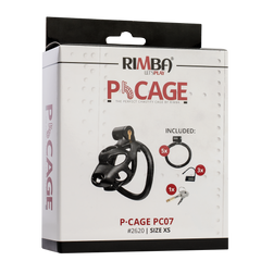 Rimba P-Cage - P-Cage PC07 - Peniskäfig Größe XS - Schwarz