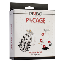 3: Rimba P-Cage - P-Cage PC09 - Peniskäfig Größe L - Transparent