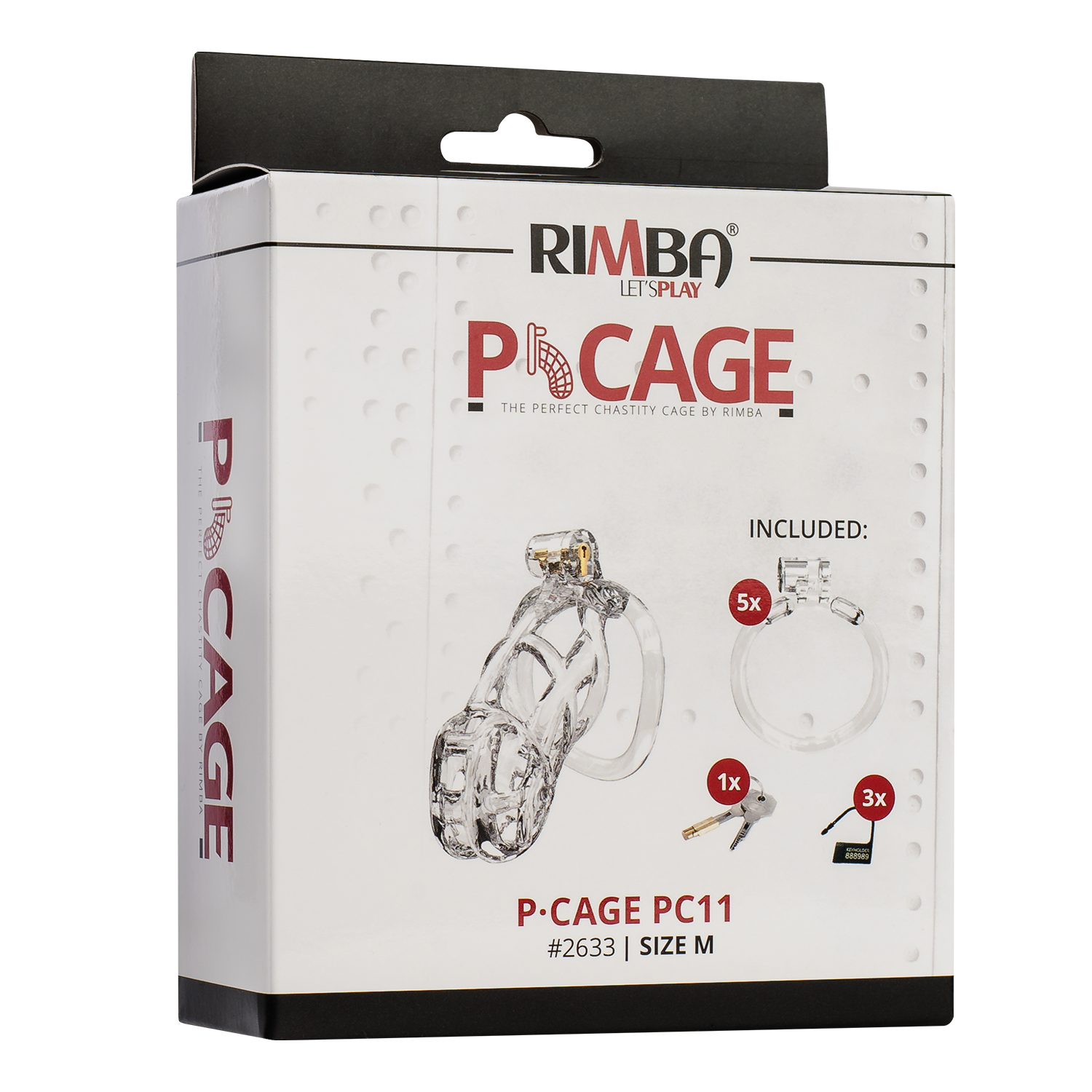 3: Rimba P-Cage - P- Cage PC11 - Peniskäfig Größe M - Transparent