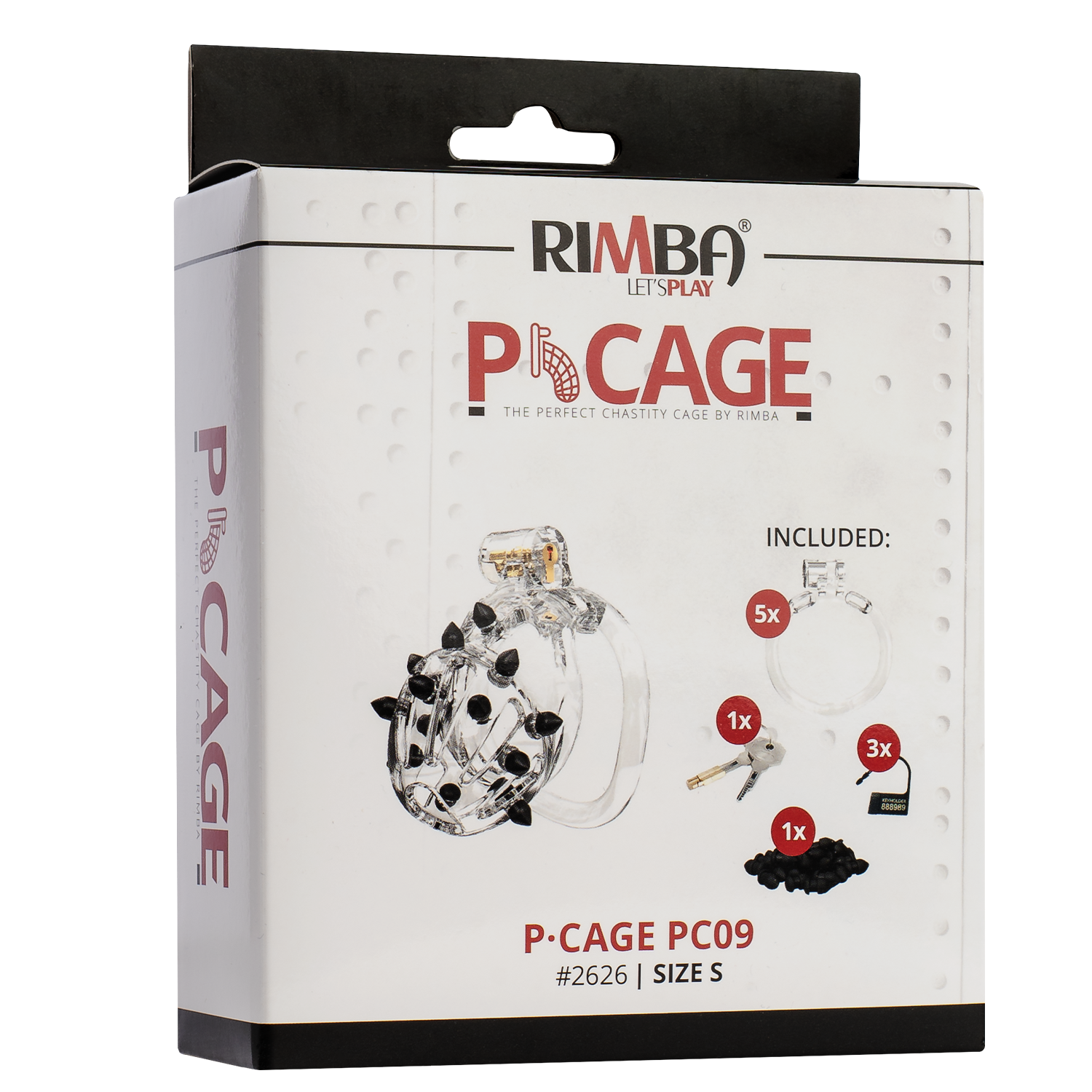 3: Rimba P-Cage - P-Cage PC09 - Peniskäfig Größe S - Transparent