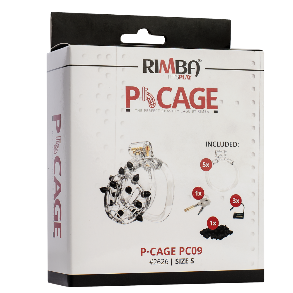 3: Rimba P-Cage - P-Cage PC09 - Peniskäfig Größe S - Transparent