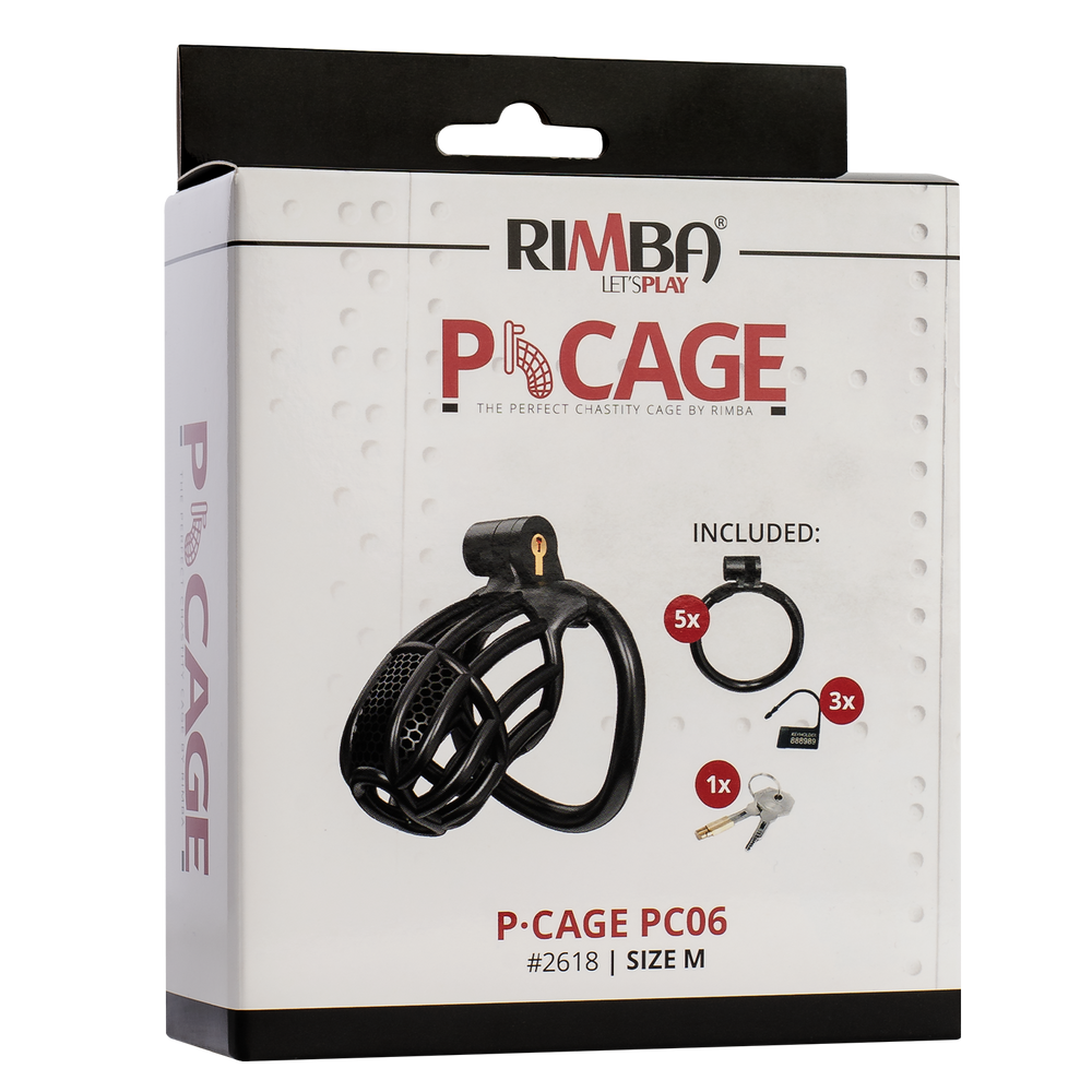 Rimba P-Cage - P-Cage PC06 - Peniskäfig Größe M - Schwarz