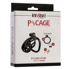 Rimba P-Cage - P-Cage PC06 - Peniskäfig Größe M - Schwarz